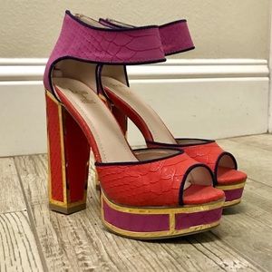 Beau+Ashe Platform Heels